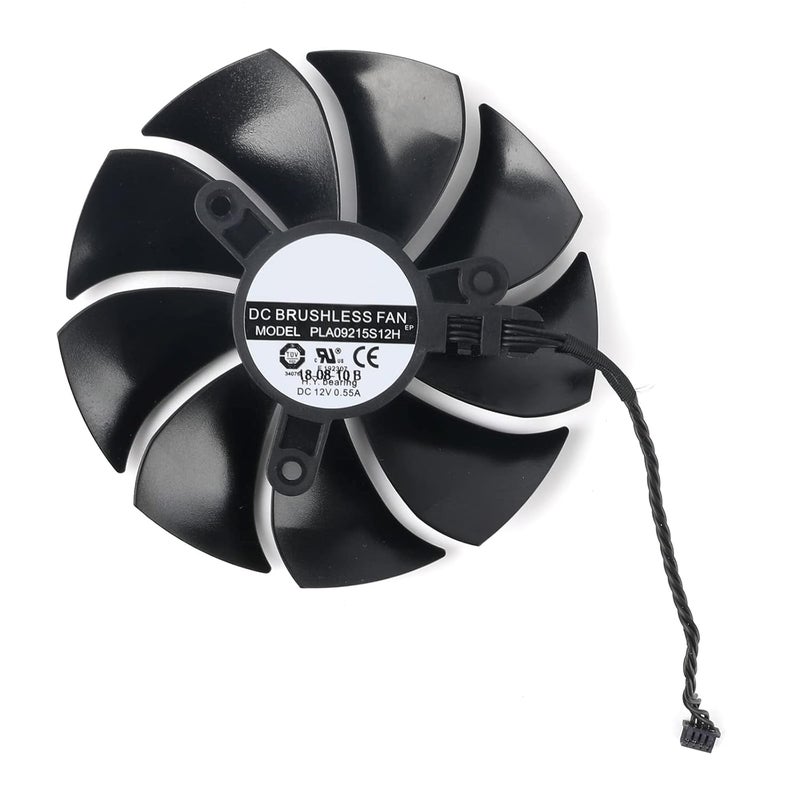 Coolerage 85mm DC 12V 0.55A 4Pin PLA09215S12H RTX2080Ti GPU Fans for EVGA RTX 2060 2070 2080 2080Ti RTX2080Ti Graphics Card Cooling Fans (Fan - B) - Image 1